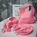 Kit de Alimentación Premium para Bebé — 6 Piezas Silicona Libre de BPA