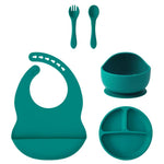 Kit de Alimentación Premium para Bebé — 6 Piezas Silicona Libre de BPA